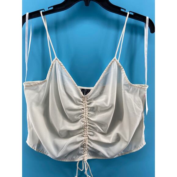 VERO MODA Tank Top Womens Sz X-Large Sleeveless Spaghetti Summer Crop NWOT - Picture 1 of 9